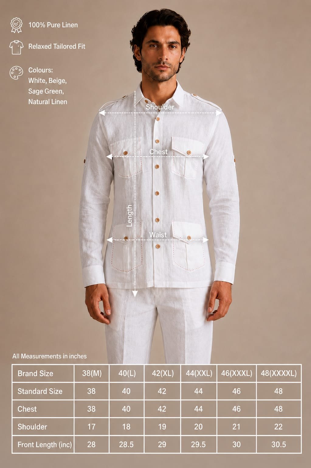 Styled Look – Breclo Pure Linen Hunting Shirt