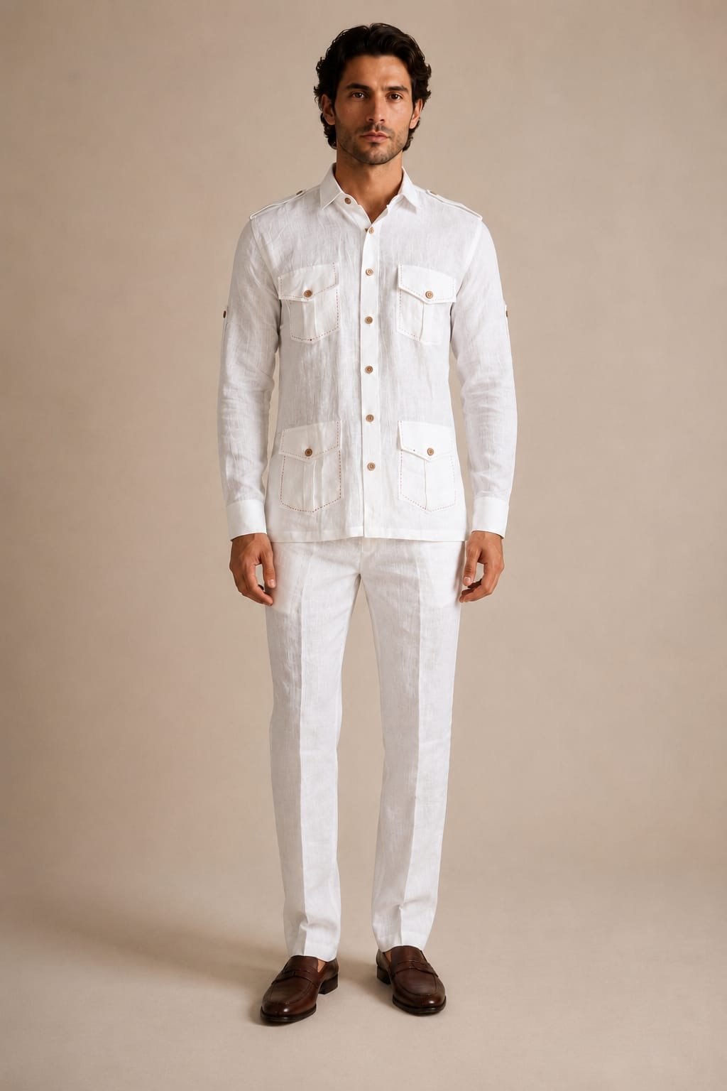 Styled Look – Breclo Pure Linen Hunting Shirt